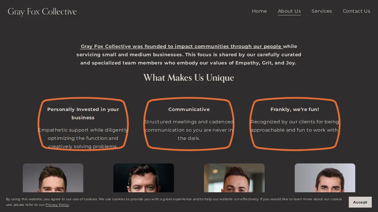 Gray Fox Collective, Inc. page