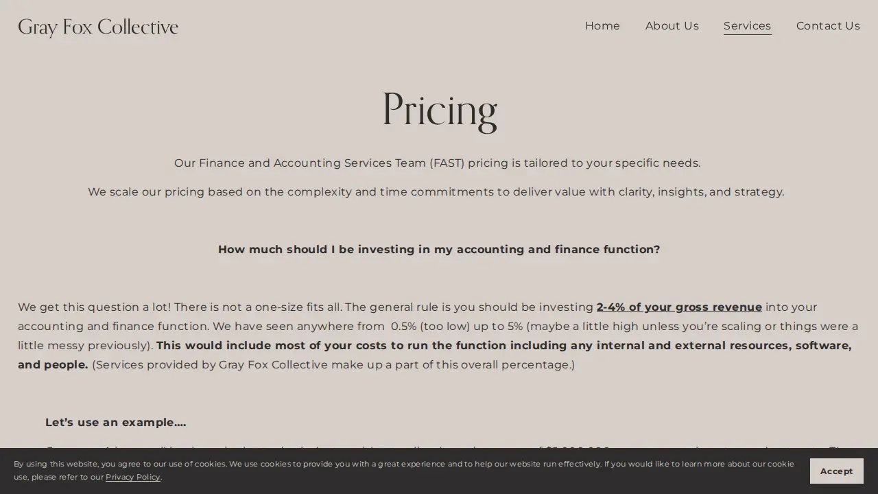 Gray Fox Collective, Inc. page