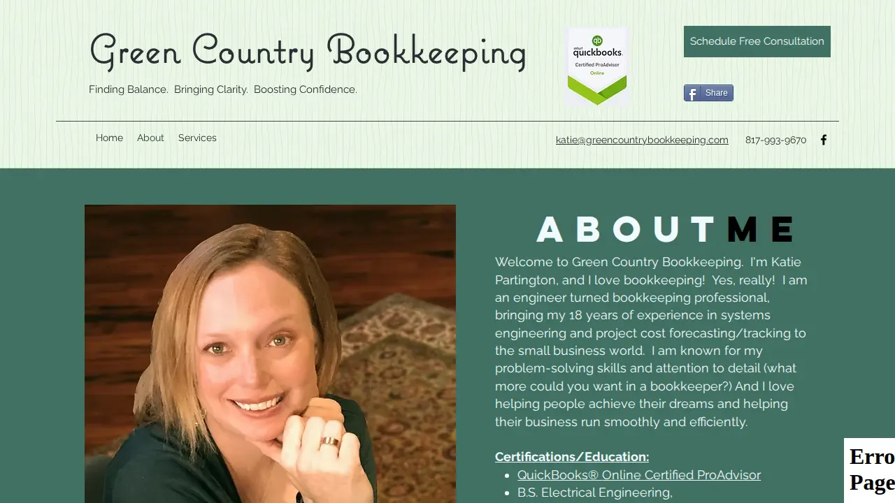Green Country Bookkeeping, LLC page