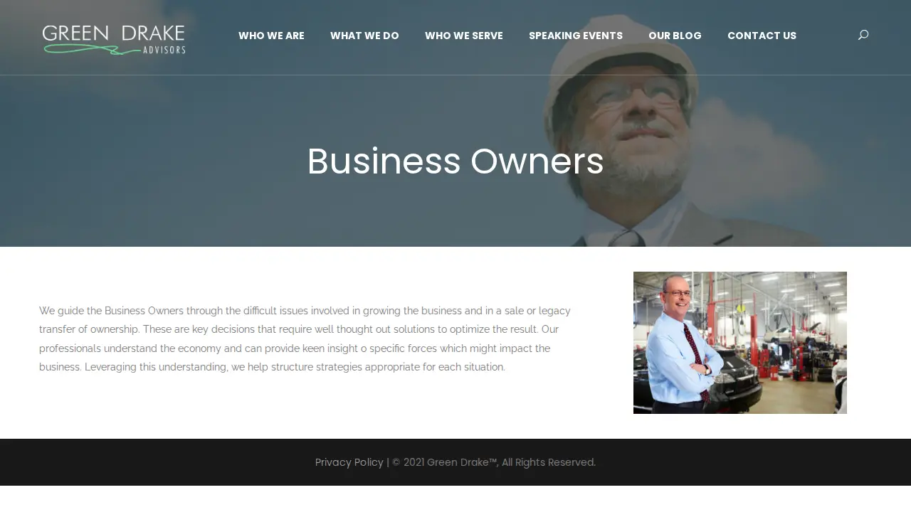 Green Drake Advisors, LLC page