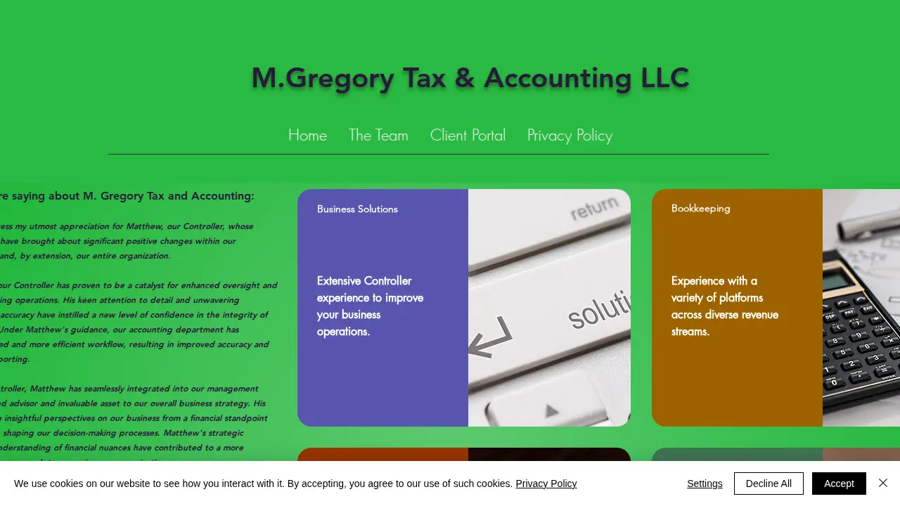 M.Gregory Tax & Accounting LLC