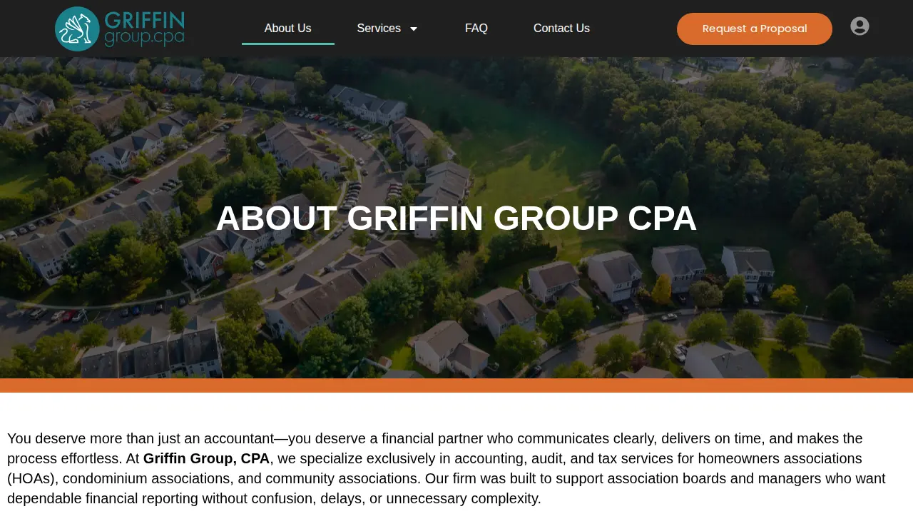 Griffin Group, CPA page