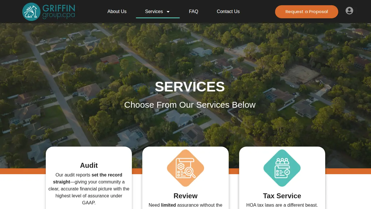 Griffin Group, CPA page