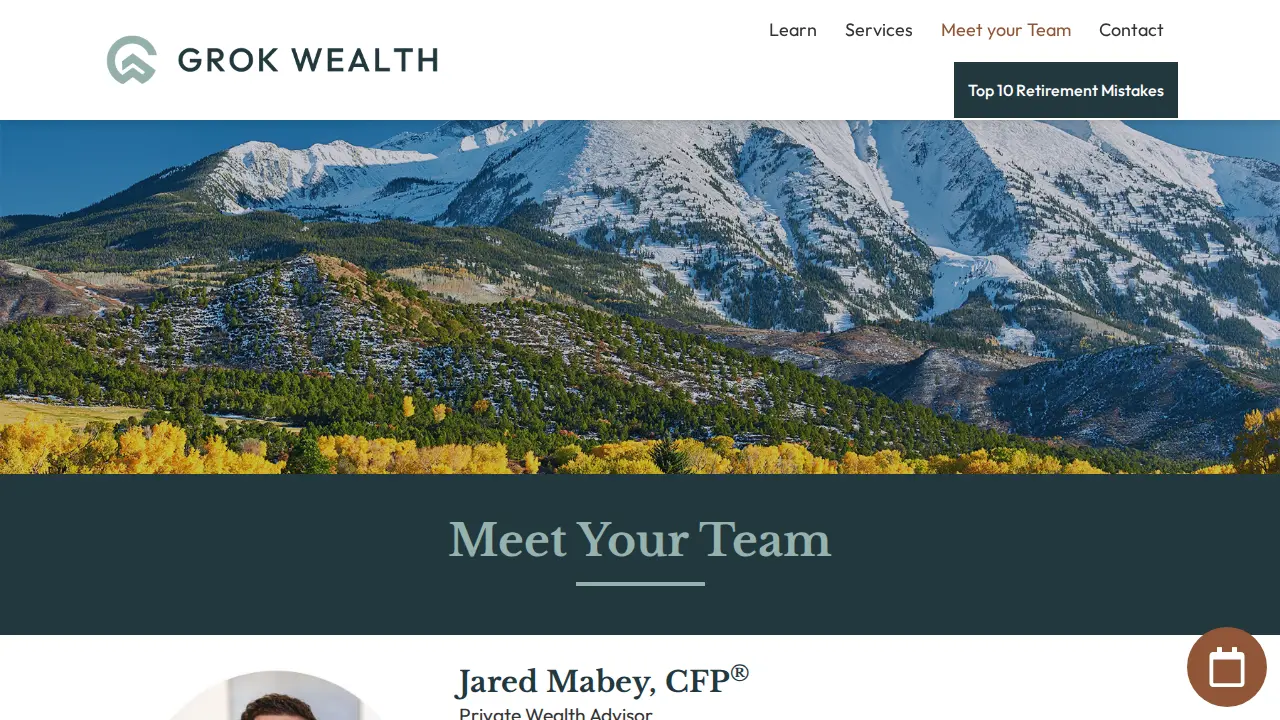 Grok Wealth page