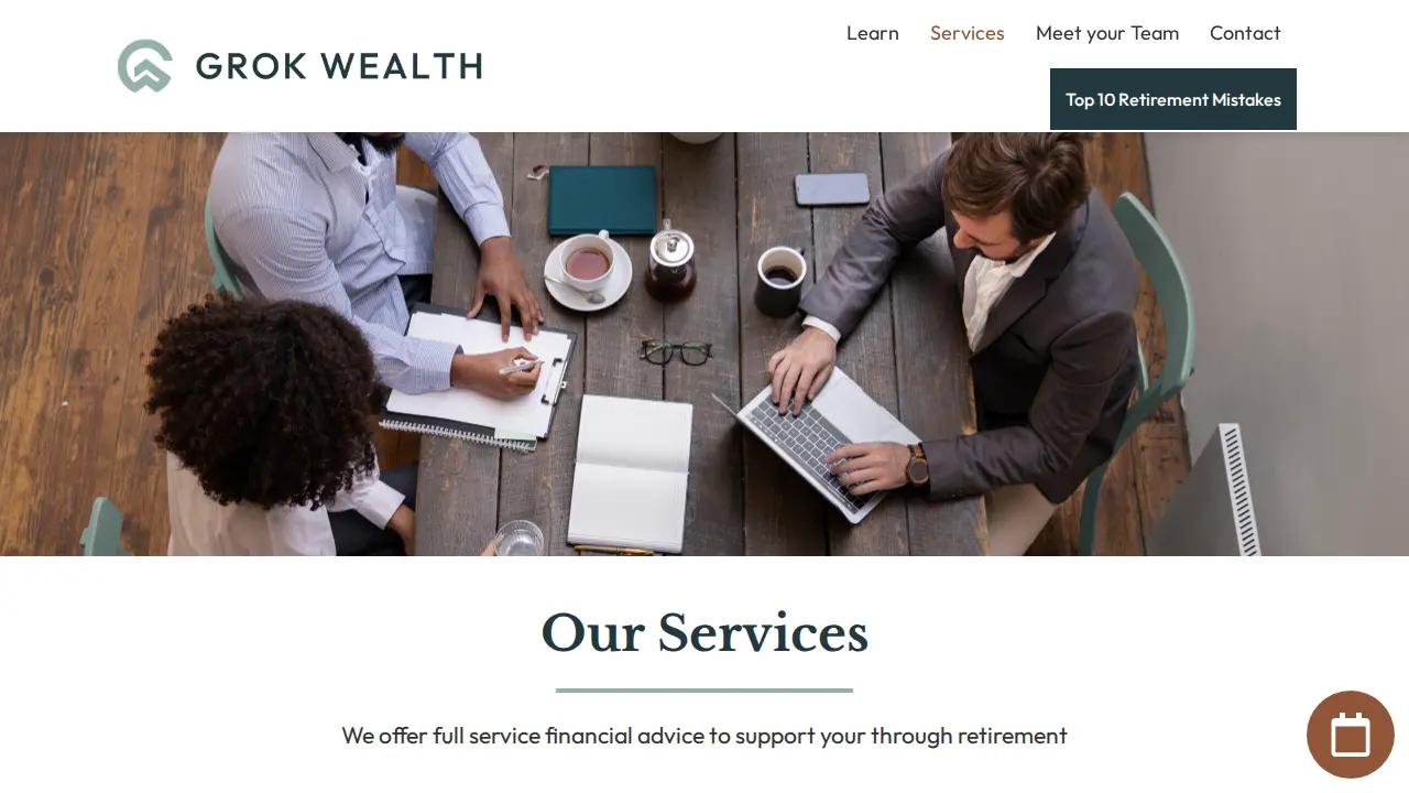 Grok Wealth page