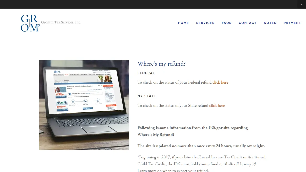 Gromm Inc. page