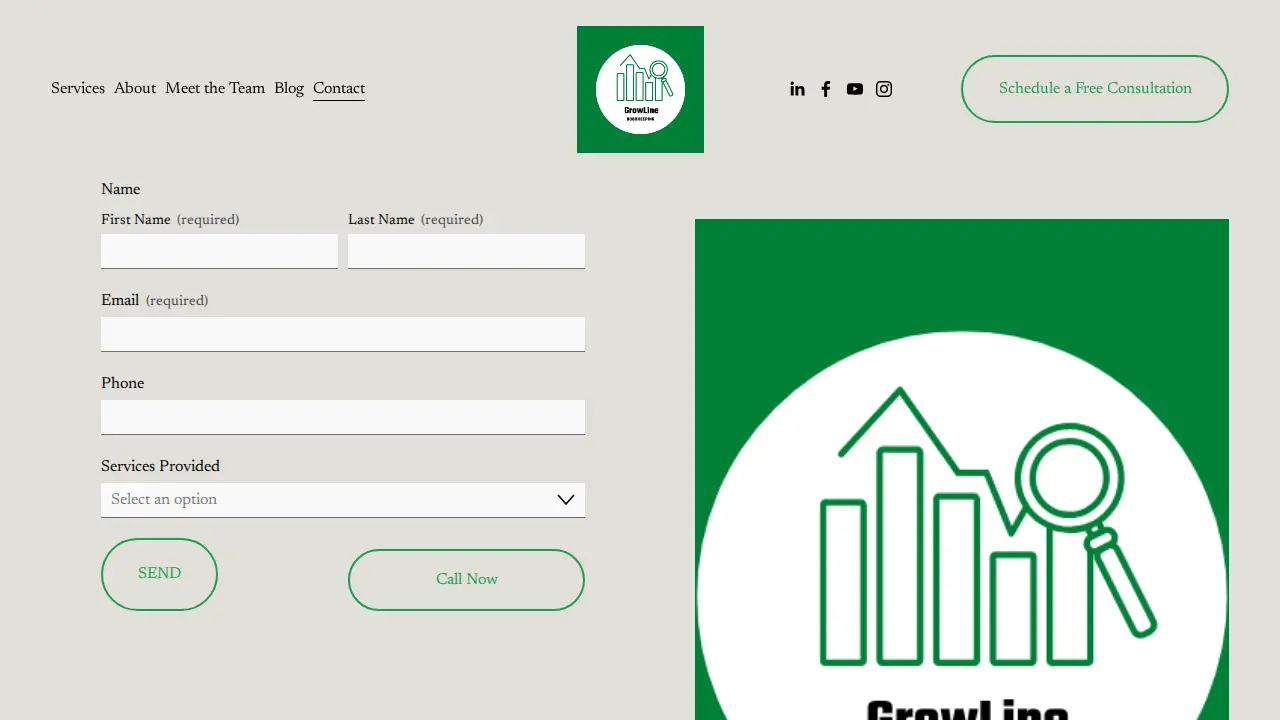 GrowLine Bookkeeping, LLC page
