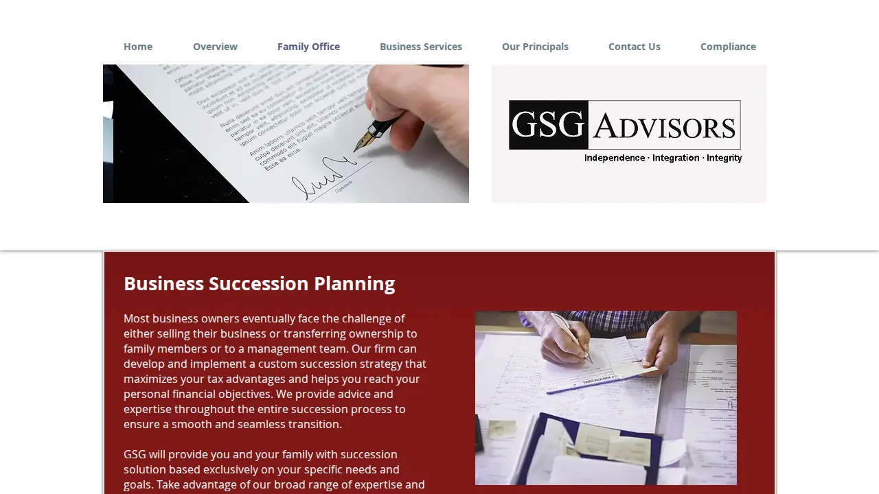 GSG Advisors LLC page
