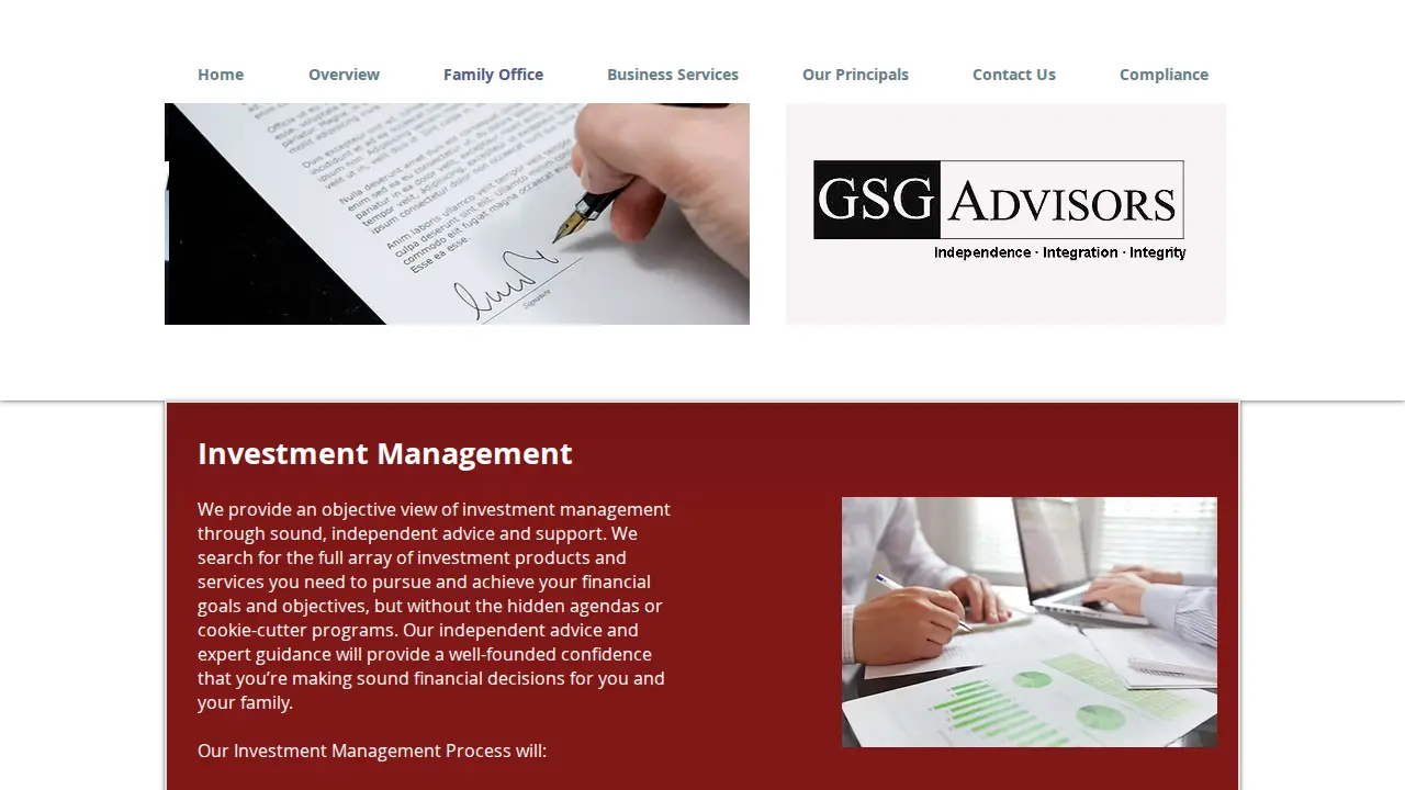 GSG Advisors LLC page