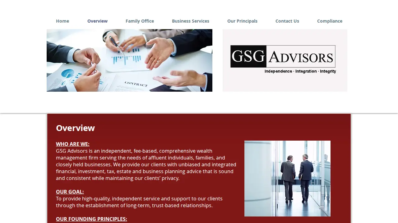 GSG Advisors LLC page