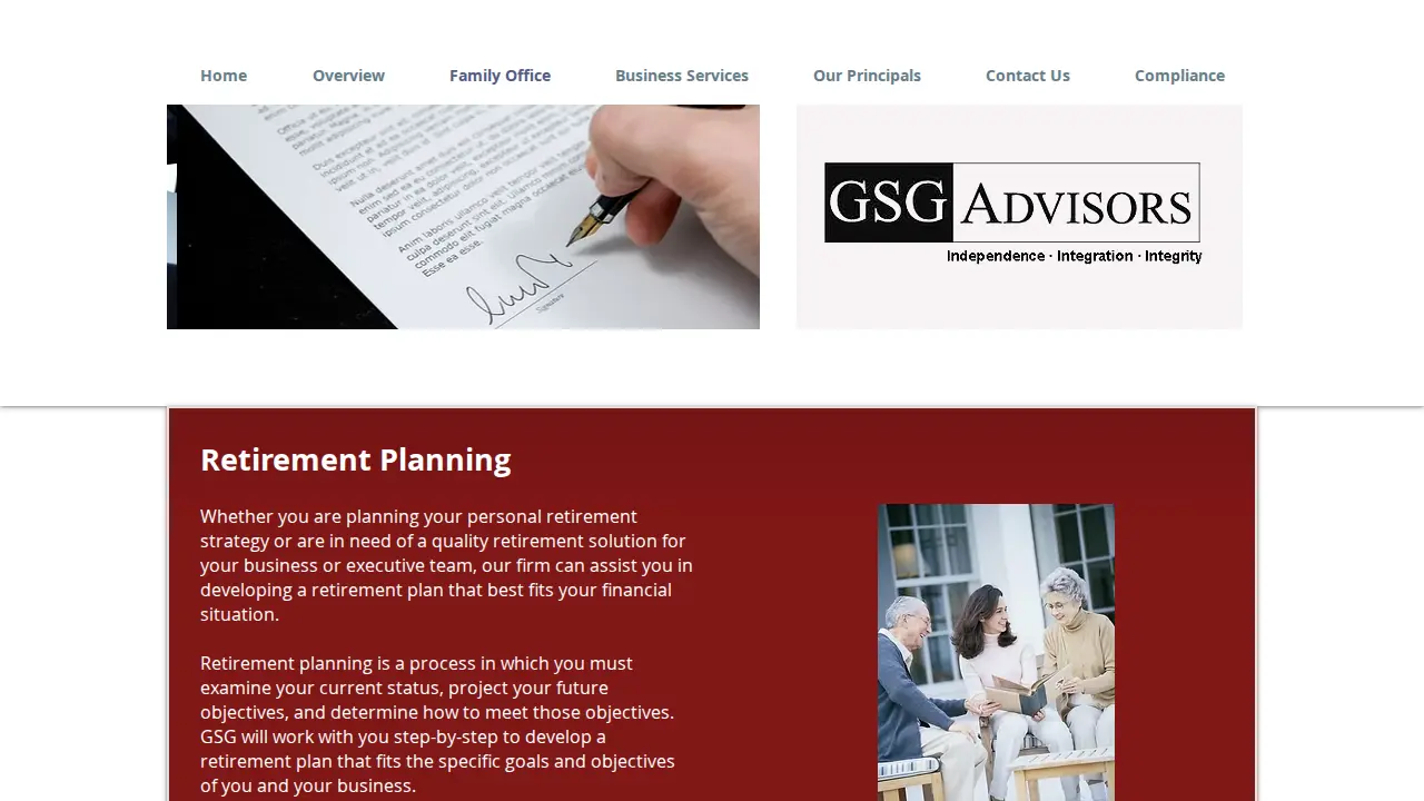 GSG Advisors LLC page