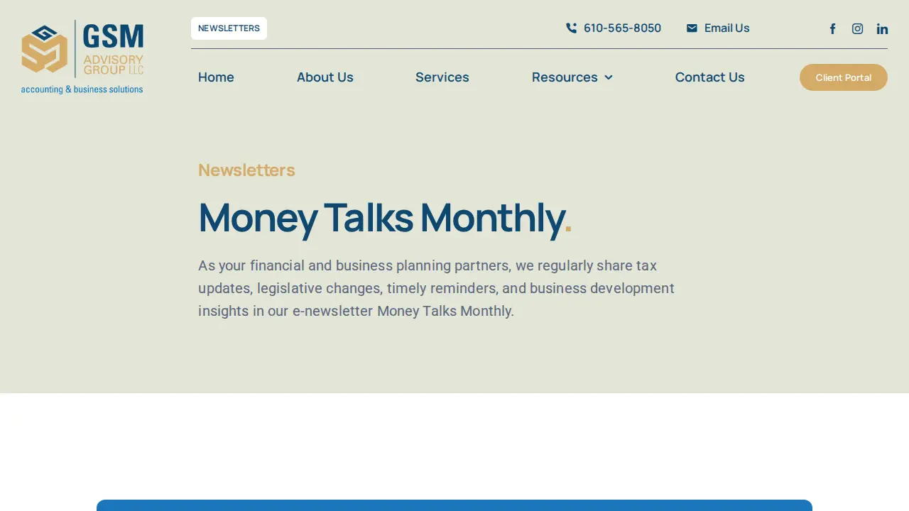 GSM Advisory Group, LLC page