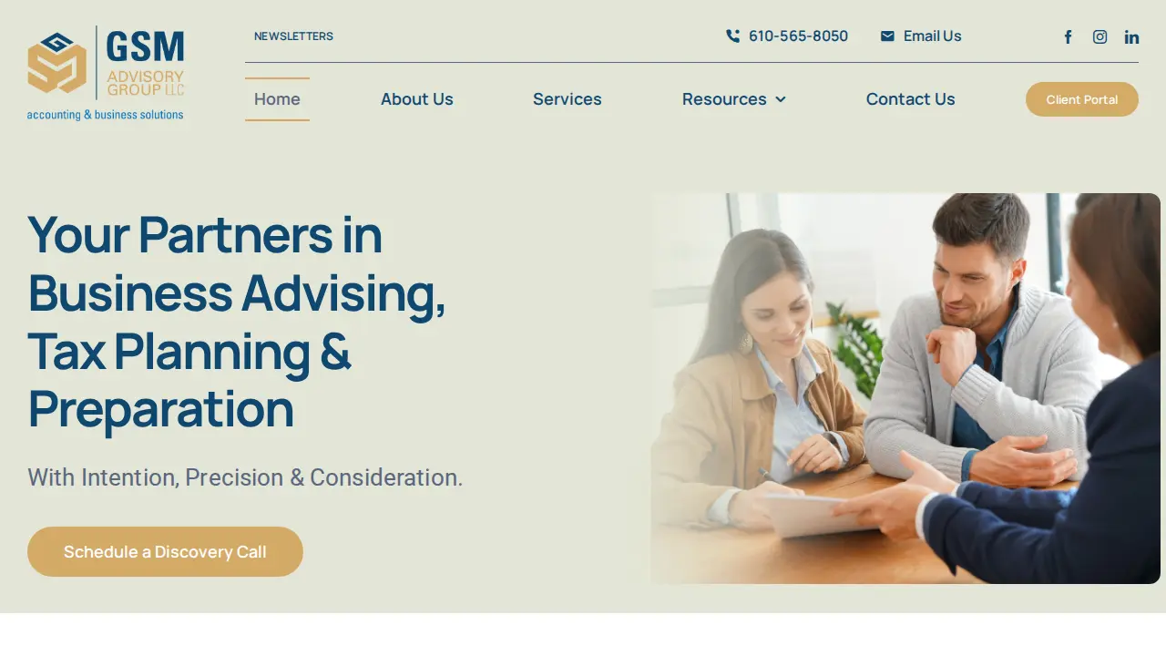 GSM Advisory Group, LLC website