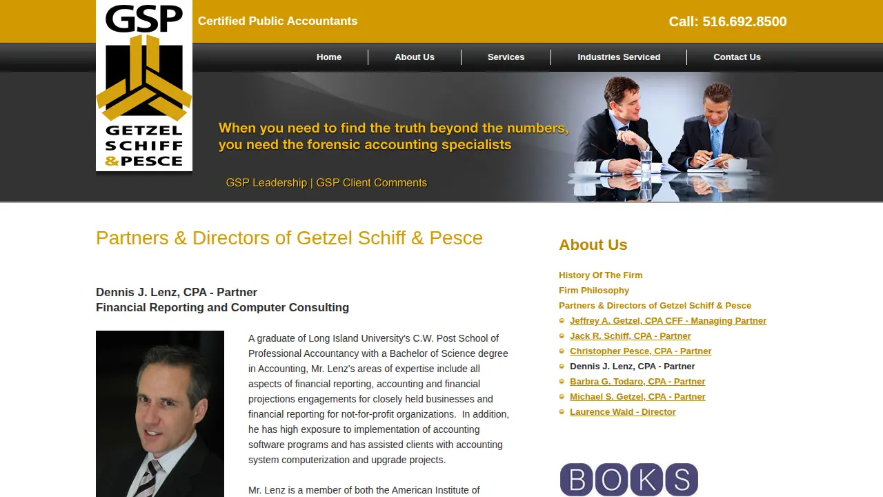 Getzel Schiff & Pesce LLP page
