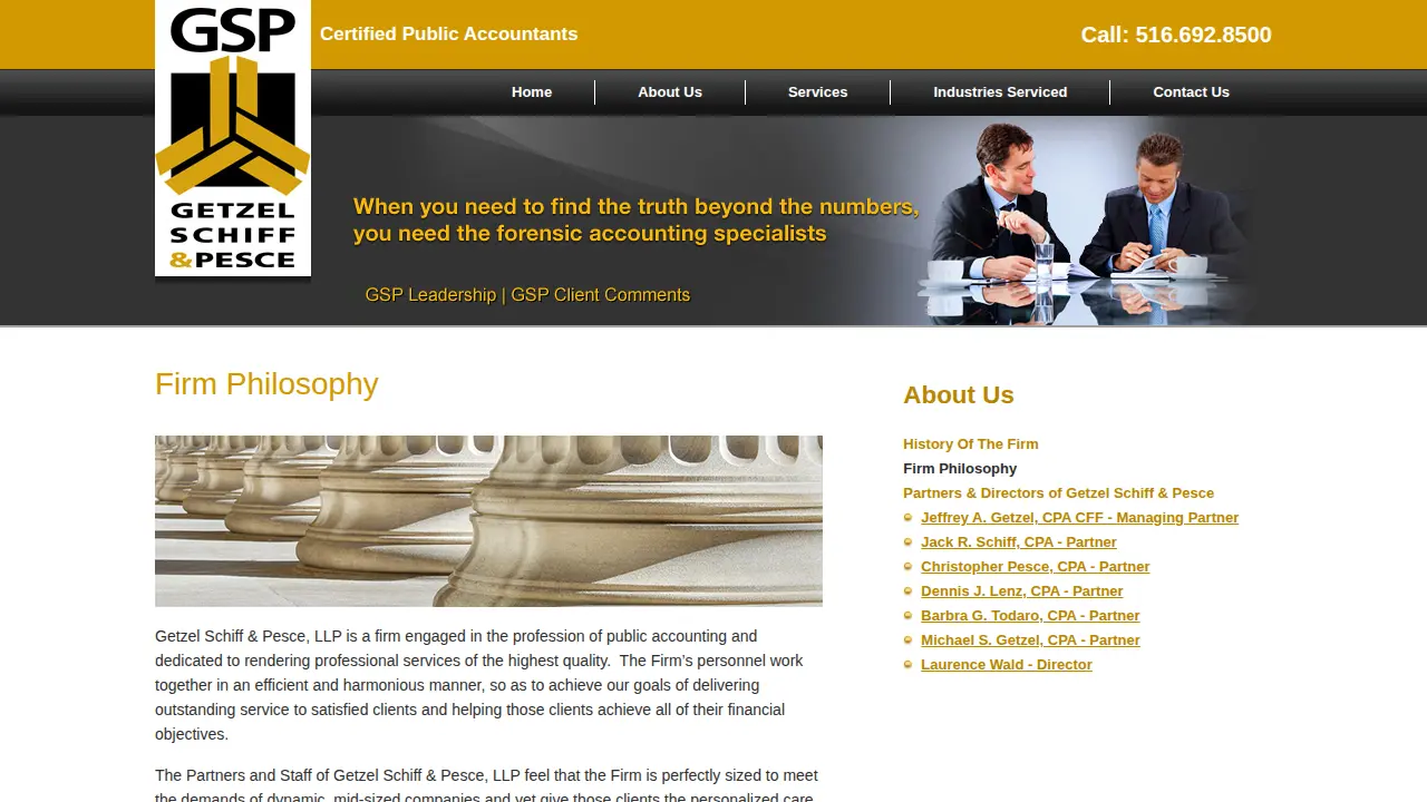 Getzel Schiff & Pesce LLP page