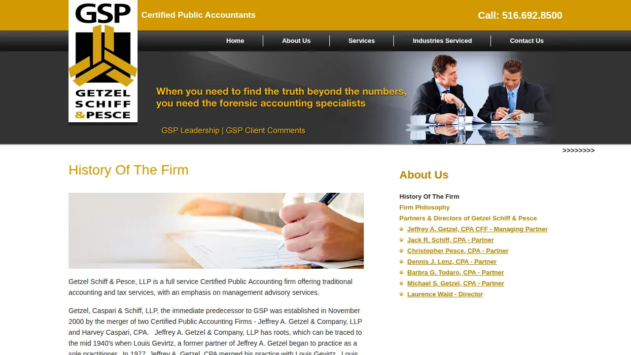 Getzel Schiff & Pesce LLP page
