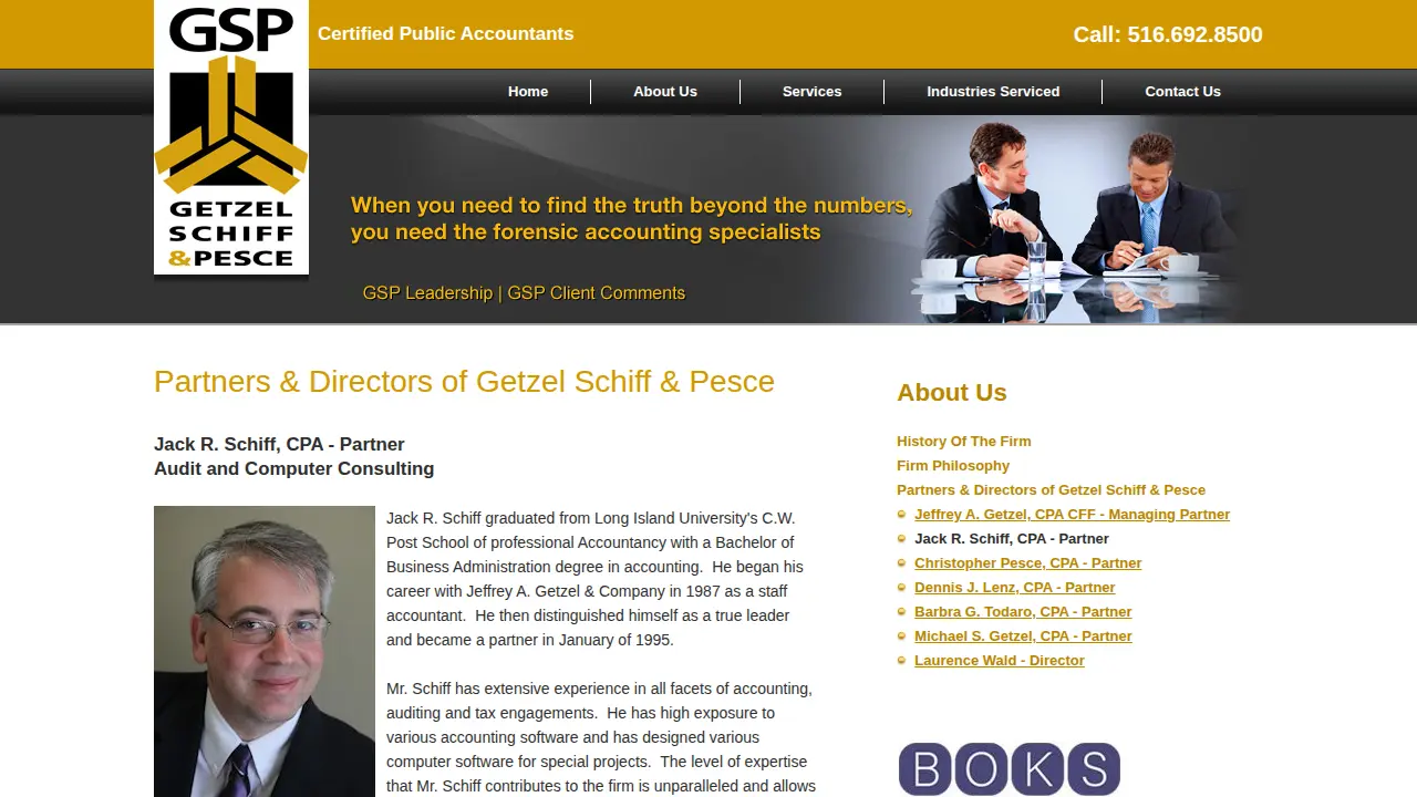 Getzel Schiff & Pesce LLP page