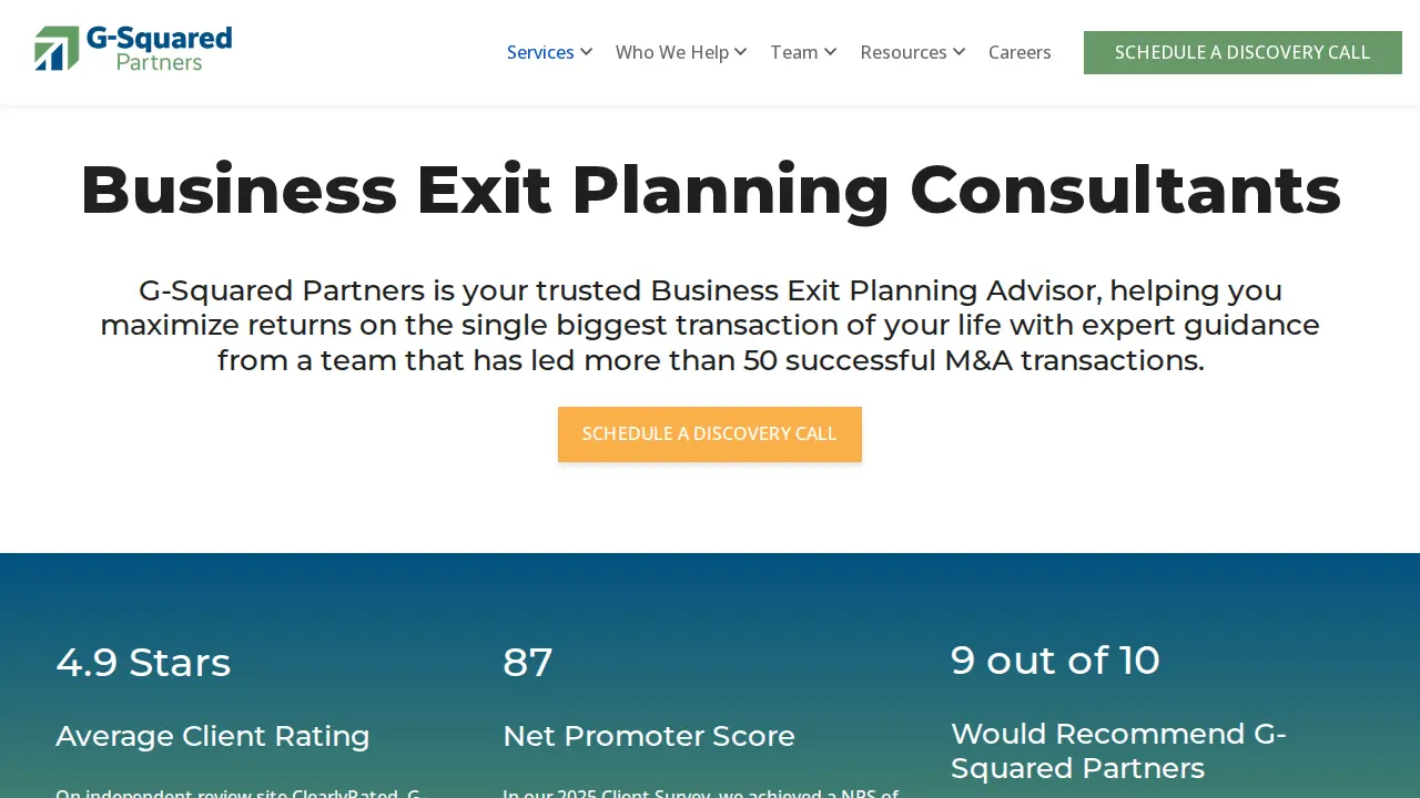 G-Squared Partners page