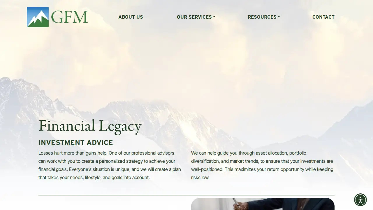 Guardian Financial Management page