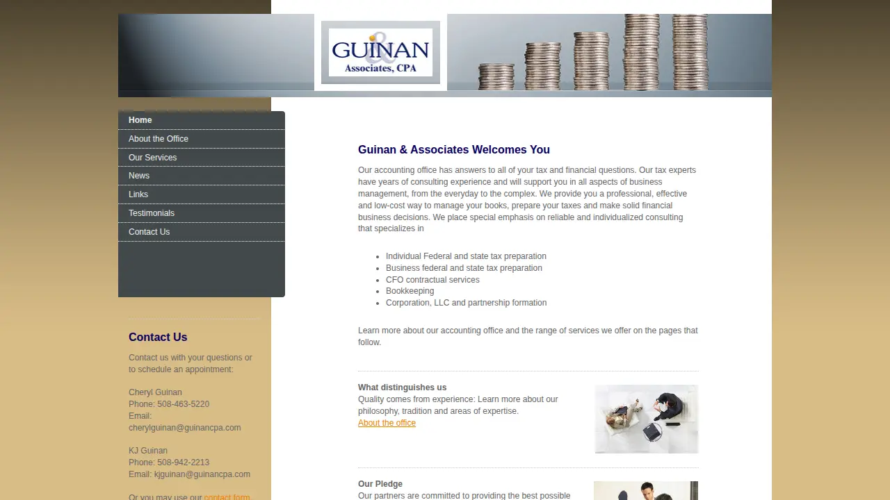 Guinan & Associates page
