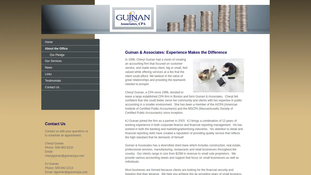 Guinan & Associates page