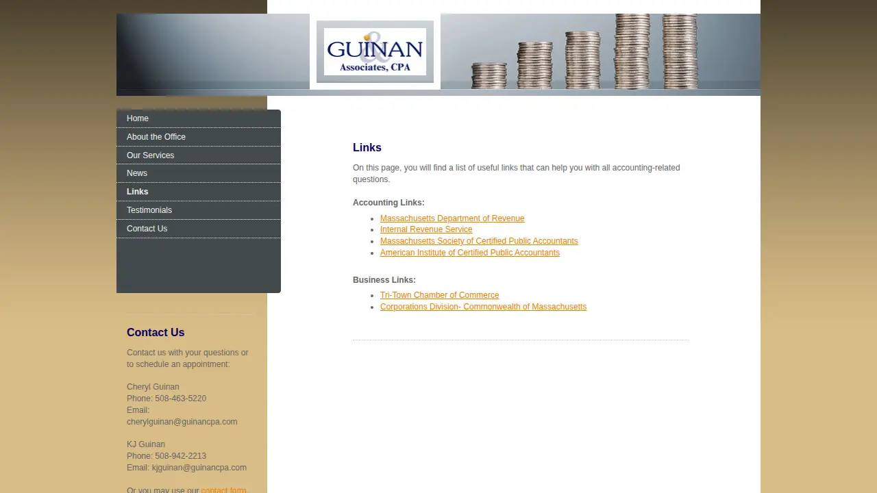 Guinan & Associates page