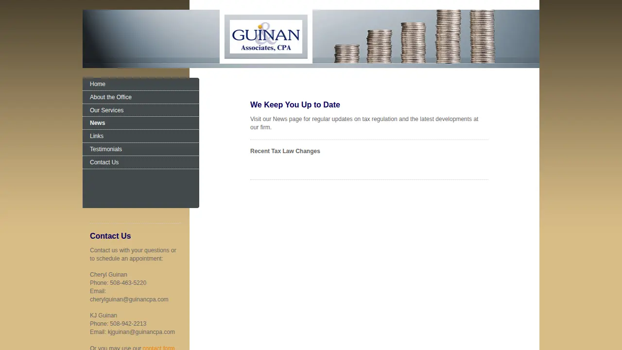 Guinan & Associates page