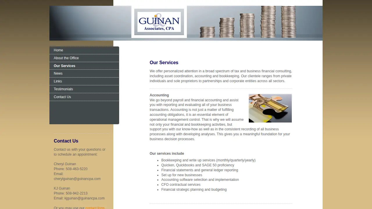Guinan & Associates page
