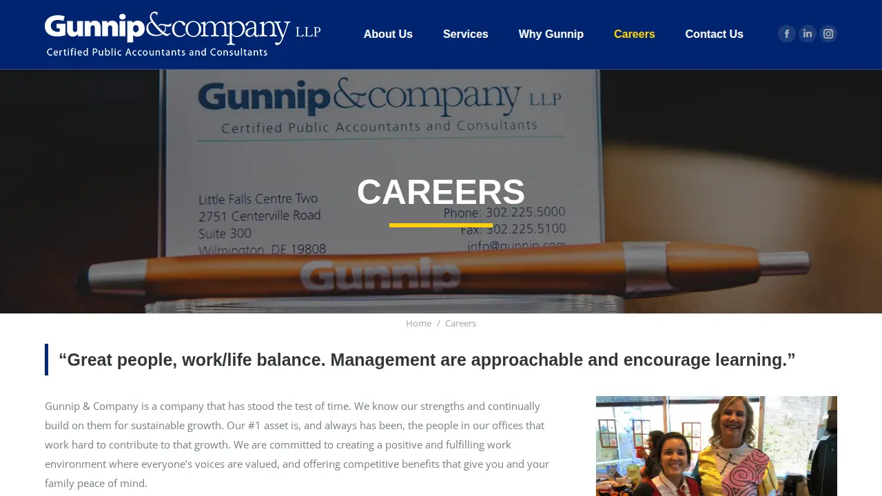 Gunnip & Company CPAs page