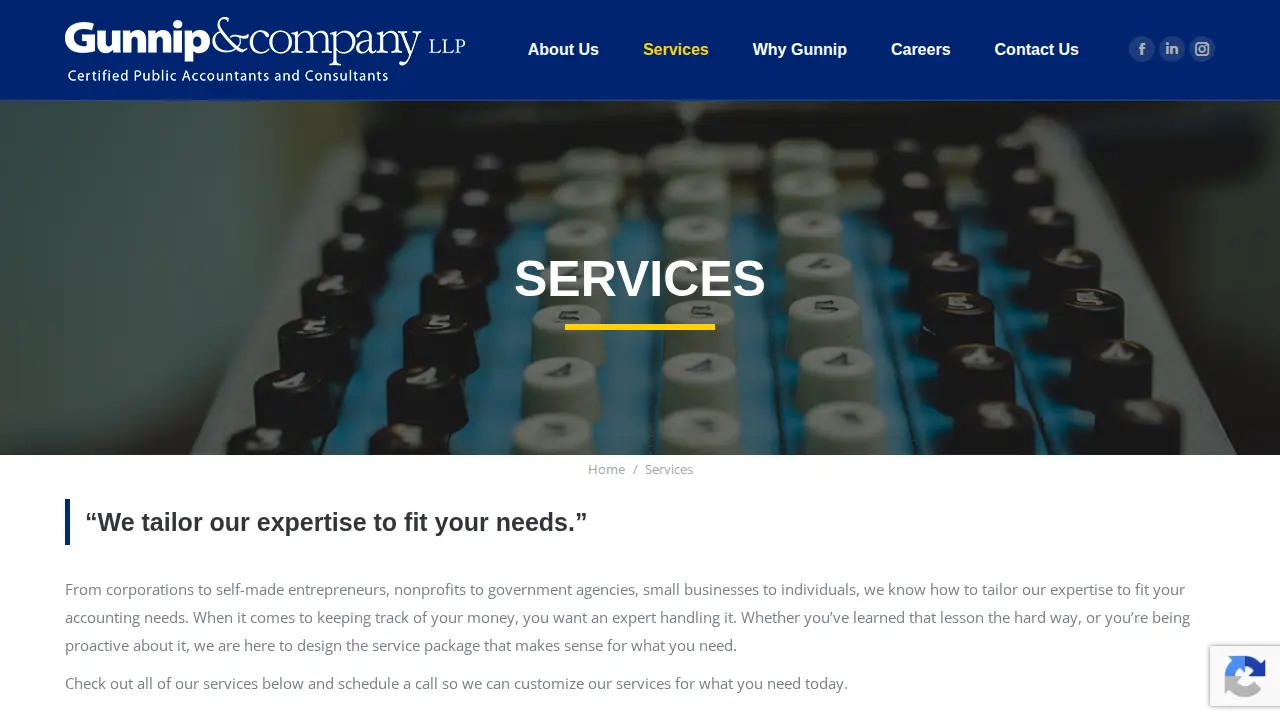 Gunnip & Company CPAs page