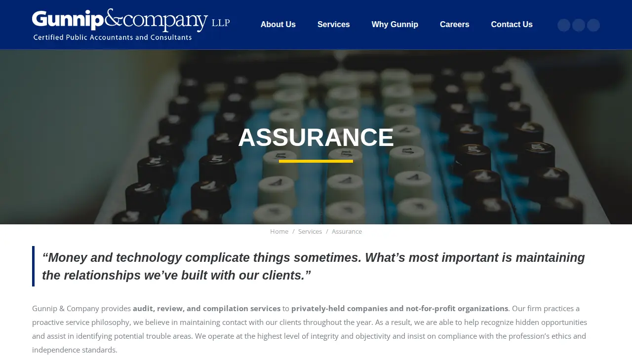 Gunnip & Company CPAs page