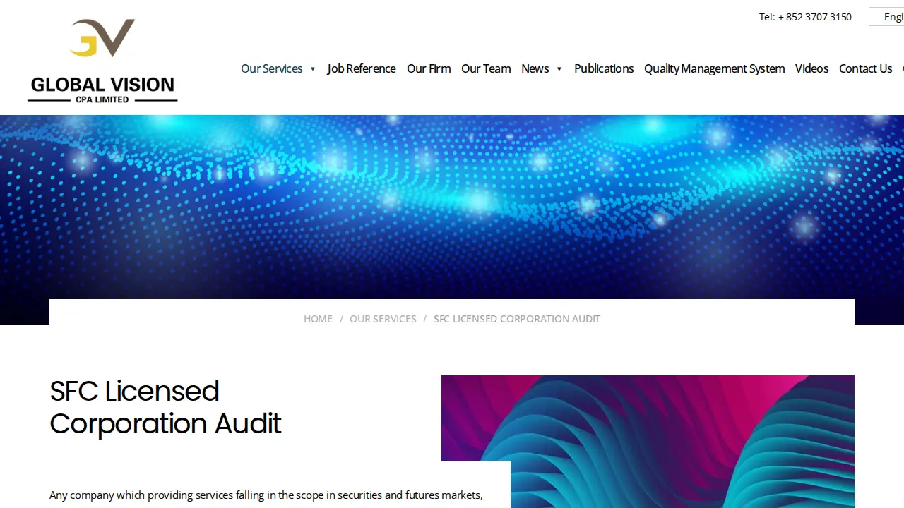 Global Vision CPA Limited 宏遠會計師事務所有限公司 page
