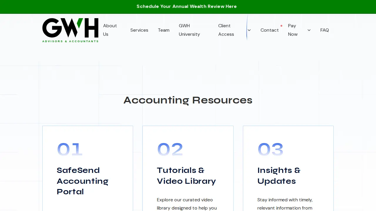 Gilbert Wilson & Hunter, LLP page