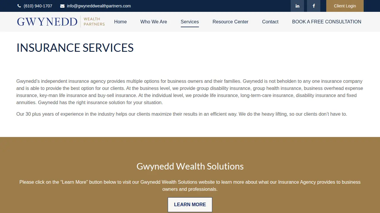 Gwynedd Wealth Partners, LLC page