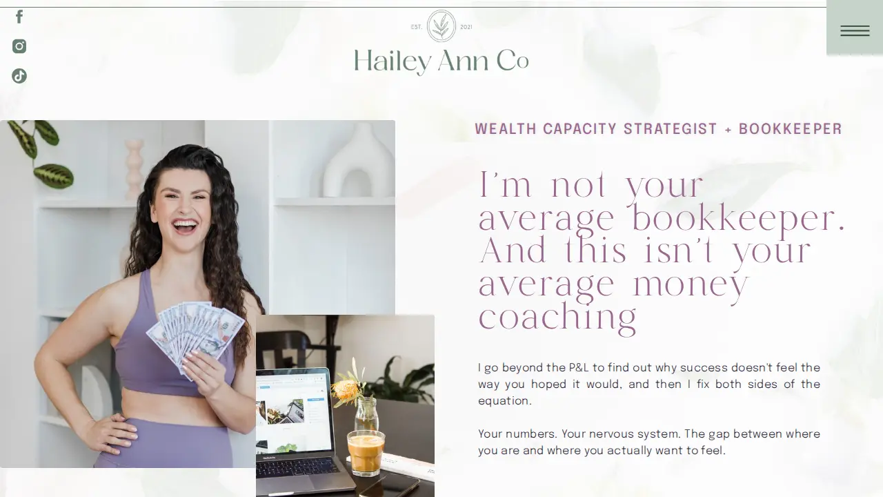 Hailey Ann Co page