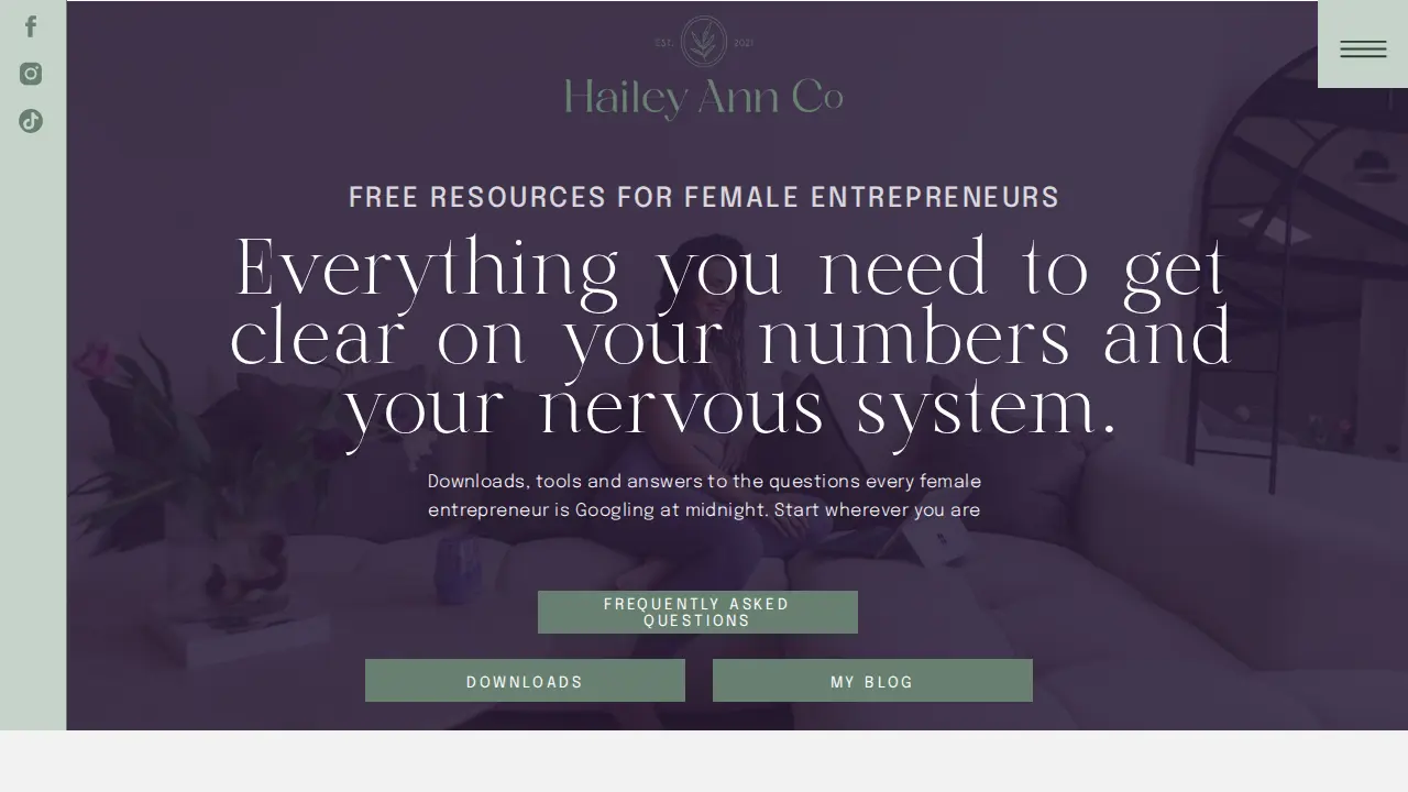 Hailey Ann Co page