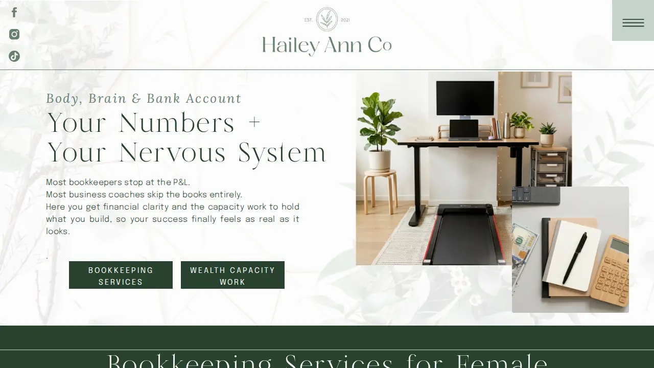 Hailey Ann Co page