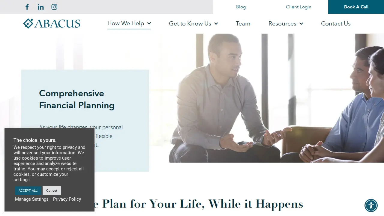 Halcyon Financial Planning page