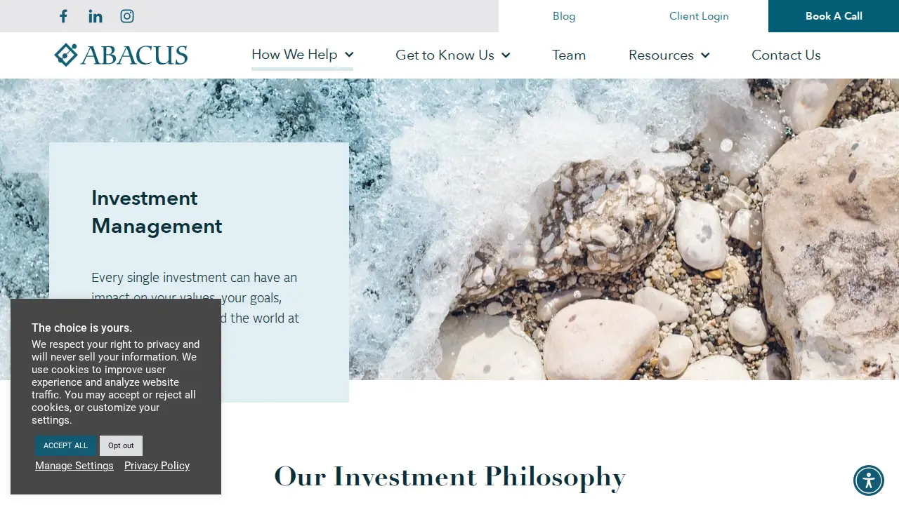 Halcyon Financial Planning page