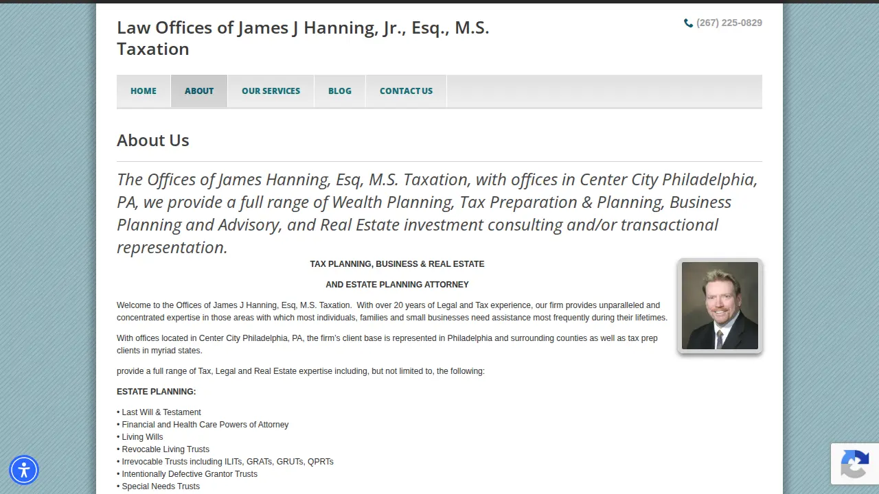 Hanning Law Associates, PC page