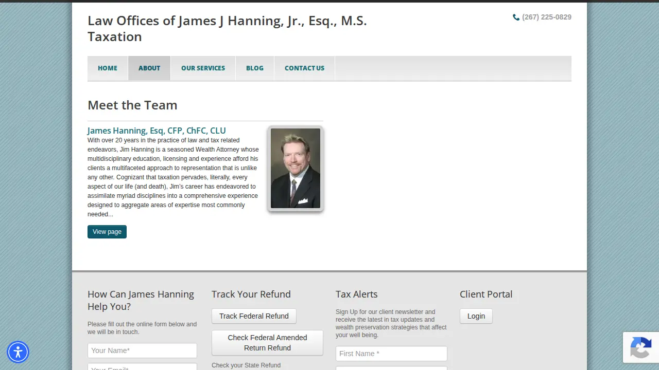 Hanning Law Associates, PC page
