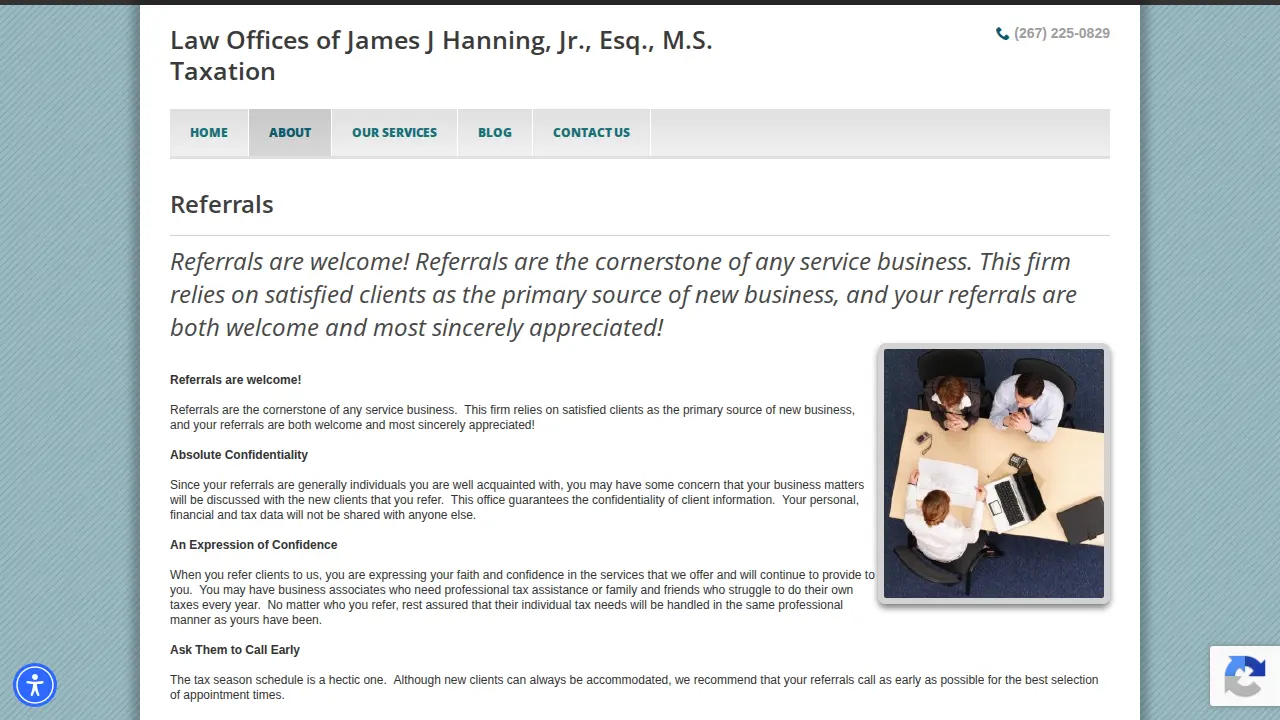 Hanning Law Associates, PC page