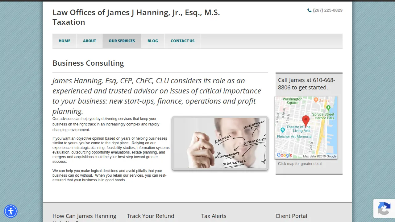 Hanning Law Associates, PC page