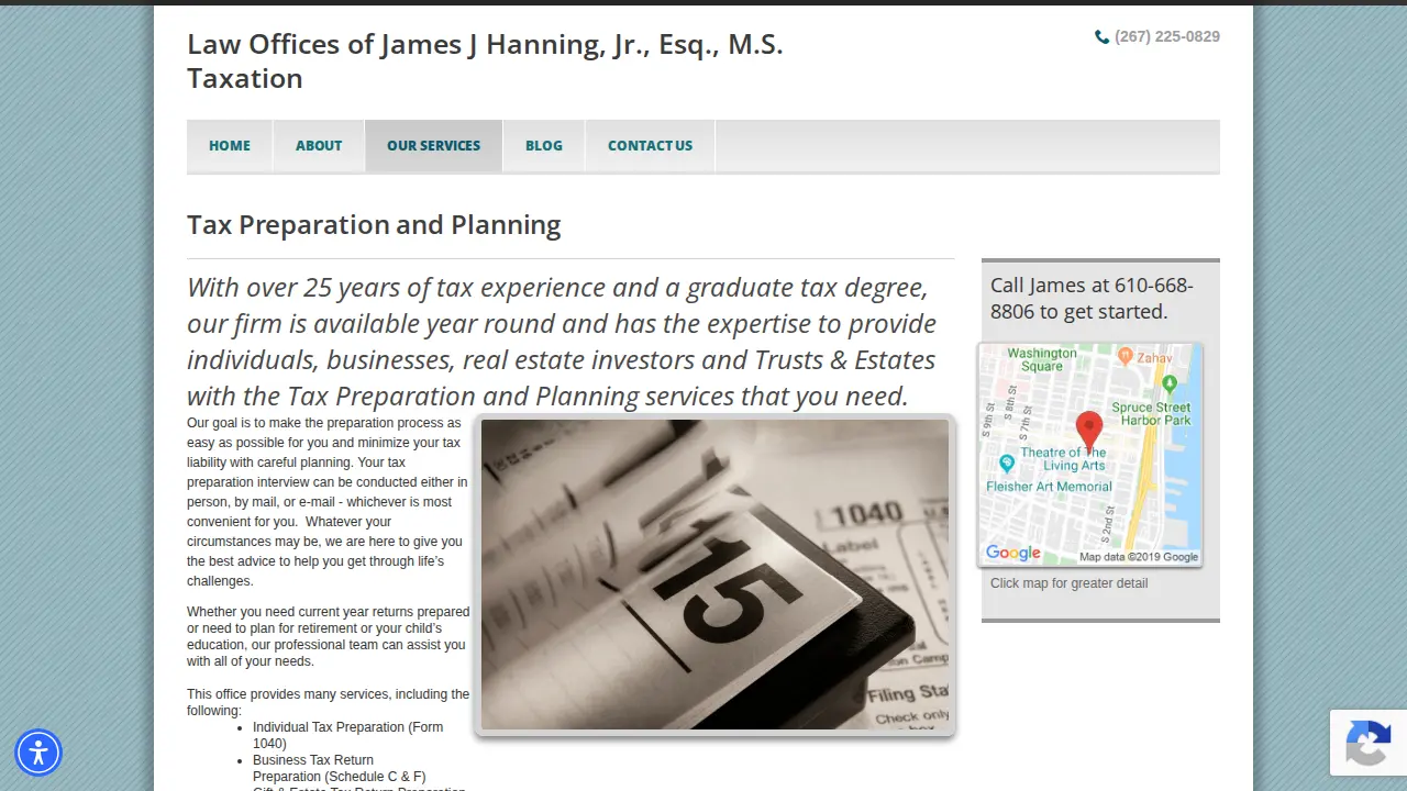 Hanning Law Associates, PC page