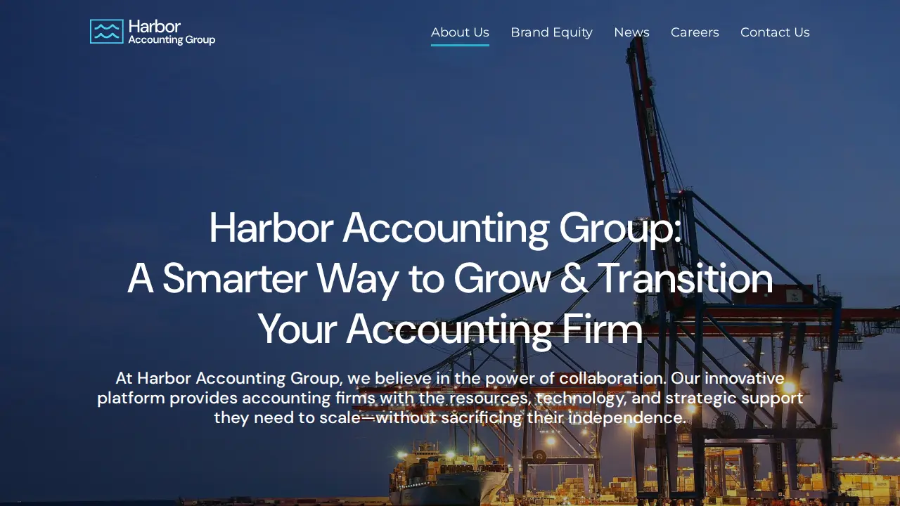 Harbor Accounting Group page