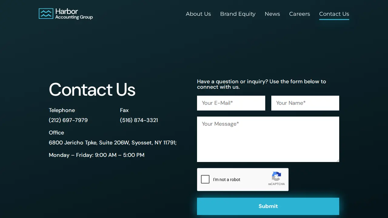 Harbor Accounting Group page
