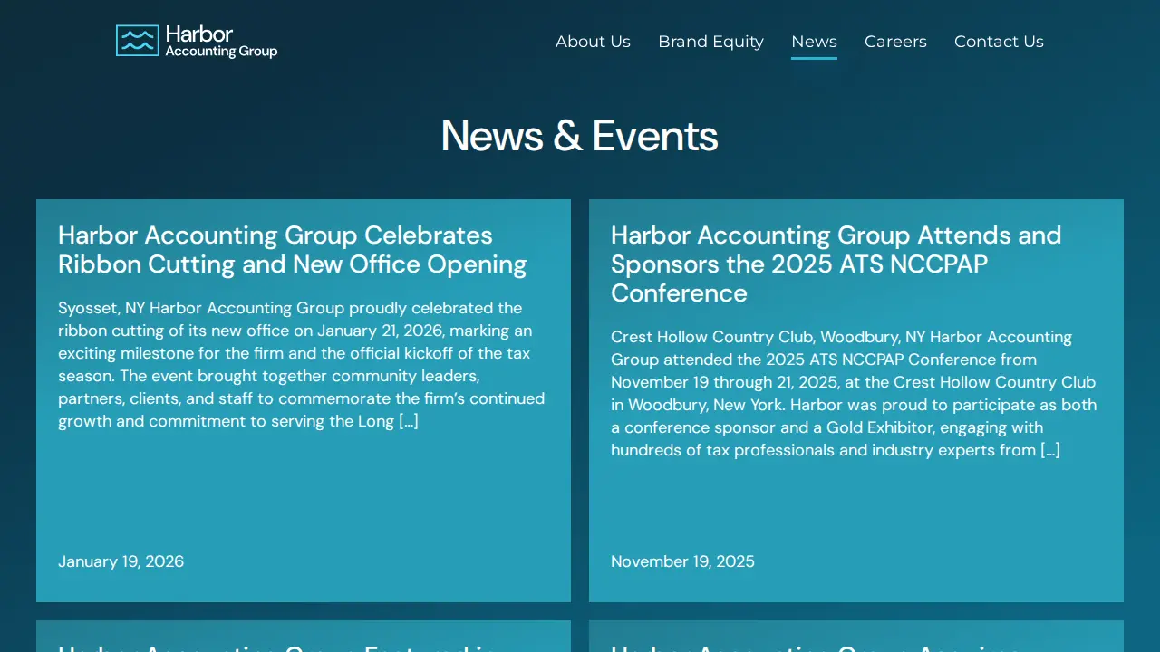 Harbor Accounting Group page