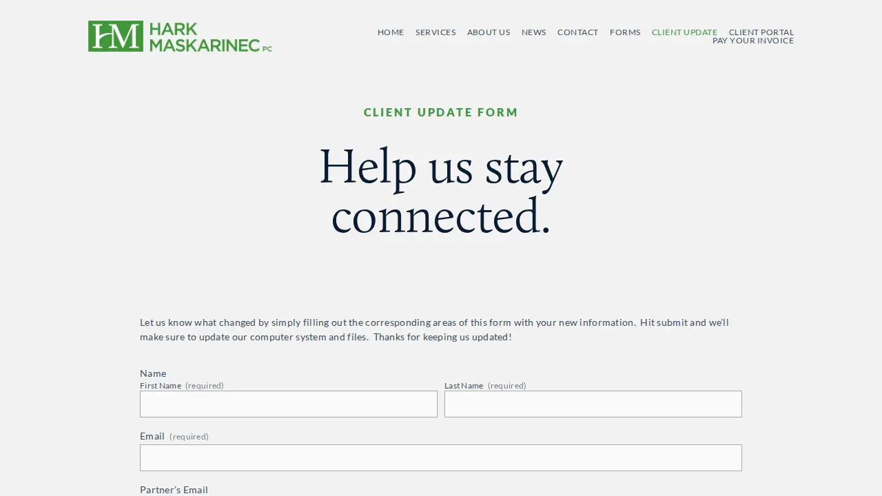 Hark Maskarinec, PC page