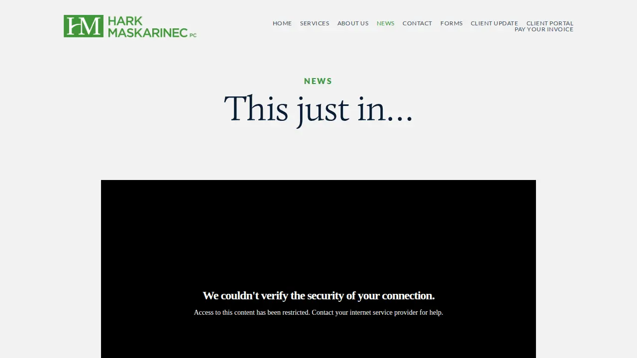 Hark Maskarinec, PC page