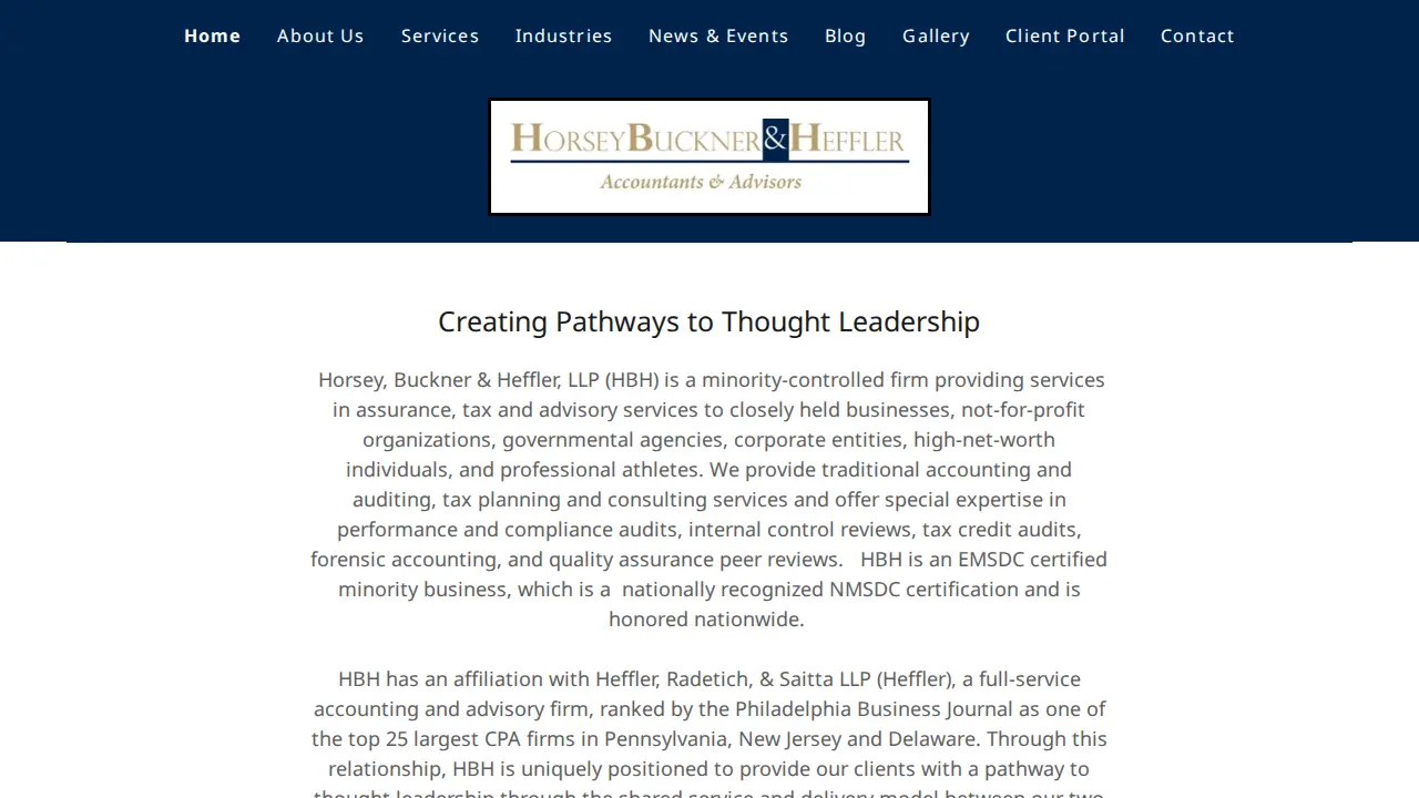 Horsey, Buckner & Heffler website